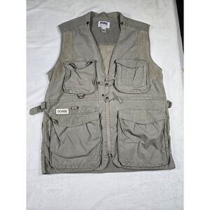 Domke PhoTOGS Large Olive Green Cotton Multi Pocket Photographer Utility Vest